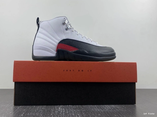 1st Kicks Shoes Taxi CT8013-162 Jordan Red 12 Air 0818